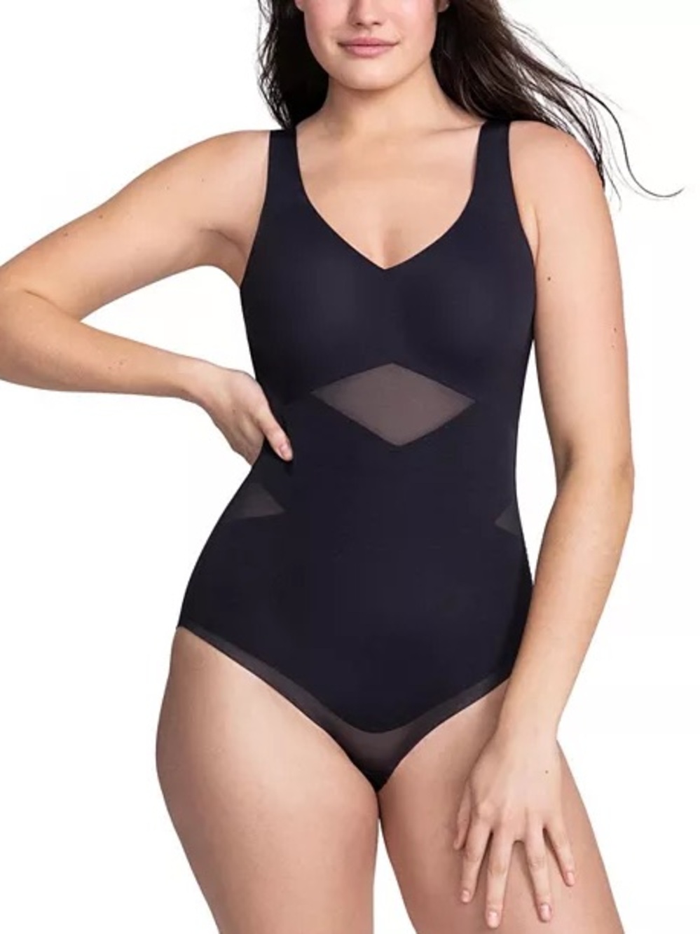 Honeylove Black Sculpting Shapewear Bodysuit